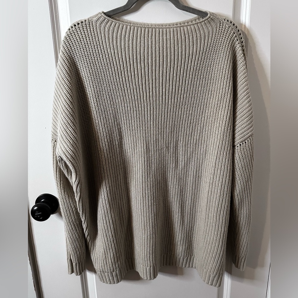 Cozy Knit Sweater in Beige - Picture 2 of 6